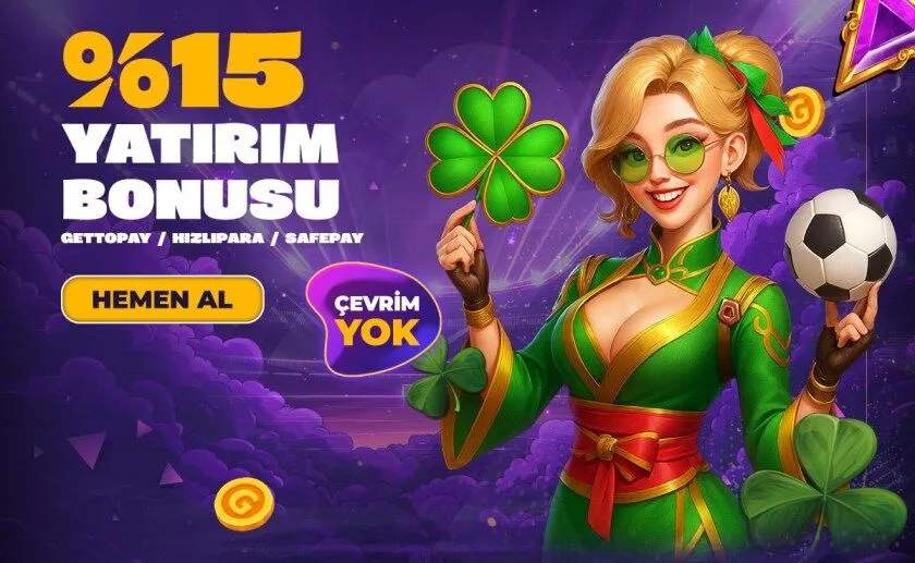 Gettobet — %15 çevrimsiz yatırım bonusu