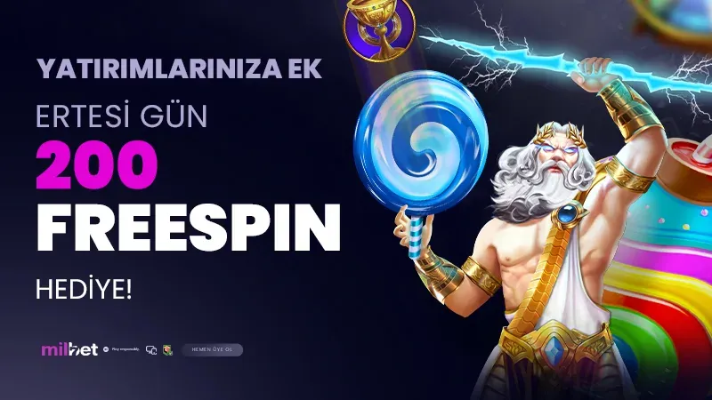 Milbet — Ertesi gün freespin