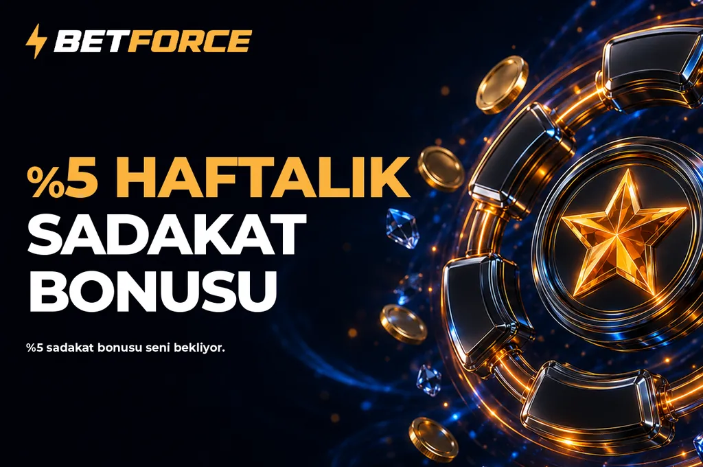 Betforce — %5 haftalık sadakat bonusu