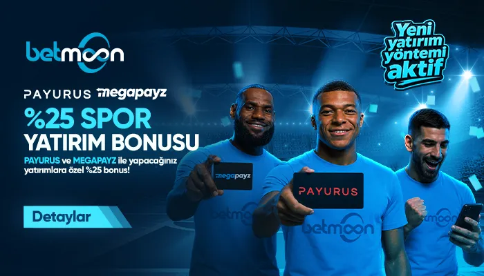 Betmoon — %25 spor yatırım bonusu